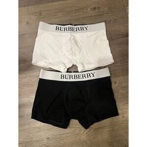 Black and White Burberry Boxer briefs
